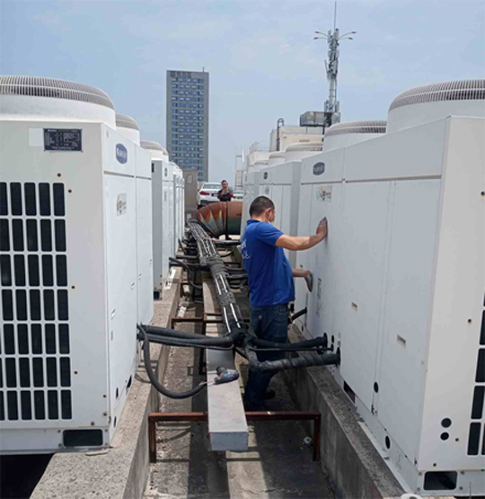 和顺中央空调制热和不制冷系统维修方法